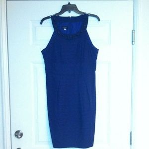 Women's Navy Blue Dress- Like New - Very Cute